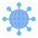 Global Network Web Worldwide Icon