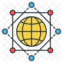 Global Infrastructure Global Global Network Icon