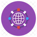 Global Infrastructure Substructure Globalization Icon