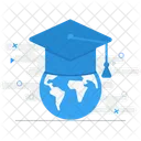 Global Learning Globe Education Icon