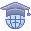 Global Learning Global Education Online Education Icon