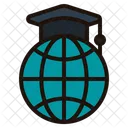 Global Learning Learn Online Education Icon