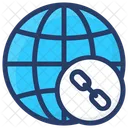 Global Link Hyperlink Media Network Icon