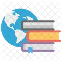 Global Literature International Education Virtual Learning Icon