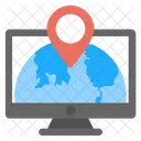 Global Locating  Icon