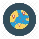 Location Global Online Icon