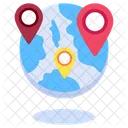 Global Location  Icon