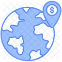 Global Location Location Map Icon