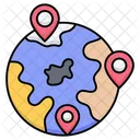 Travel Location Map Icon