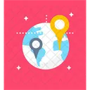 Global Location Positioning System Gps Icon