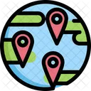 Global Map Navigation Icon
