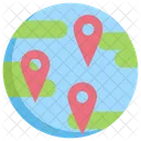 Global Map Navigation Icon