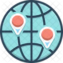 Global Business Location Icon