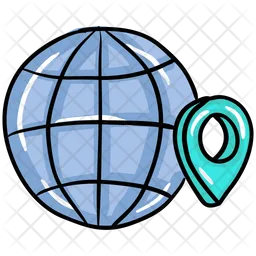 Global Location  Icon