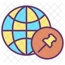 Mearth Pin Map Global Location Global Pin Icon