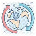 International Location Gps Navigation Icon