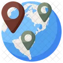 Global Location Gps Navigation Icon