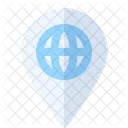 Internet Location Map Icon