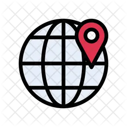 Global Location  Icon