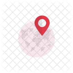 Global Location  Icon