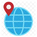 Location Globe Map Icon