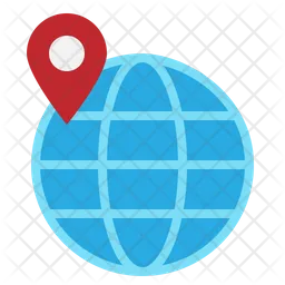 Global Location  Icon