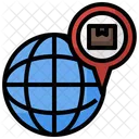 Location Maps And Location Earth Grid Icon