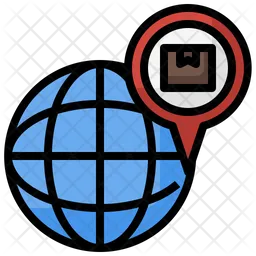 Global Location  Icon