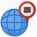 Location Maps And Location Earth Grid Icon