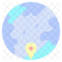 Place Global Map Icon