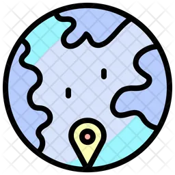 Global Location  Icon