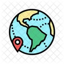 Earth Location Point Icon