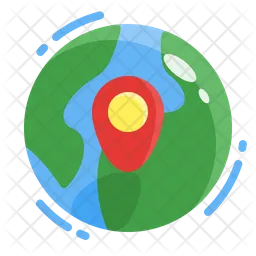 Global Location  Icon