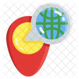 Global Location  Icon