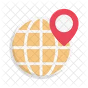 Global Location Global Map Icon