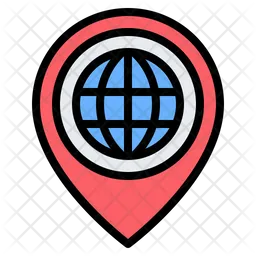 Global Location  Icon