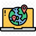 Global Location Worldwide Location International Location Icon