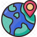 Global Location Earth Icon