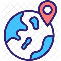 Global Location  Icon