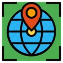 Globe Pointer Location Position Marker Icon