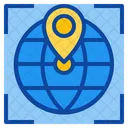 Globe Pointer Location Position Marker Icon
