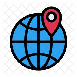 Global Location  Icon