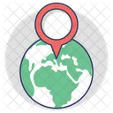 Navigation Map Locator Icon