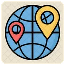 Global Location  Icon