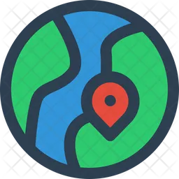 Global Location  Icon