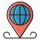 Location Global Pin Icon