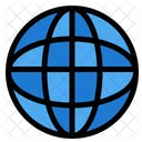 Global Location  Icon