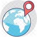 Gps Navigation Global Icon