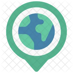 Global Location  Icon