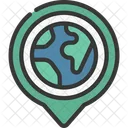 Global Location  Icon